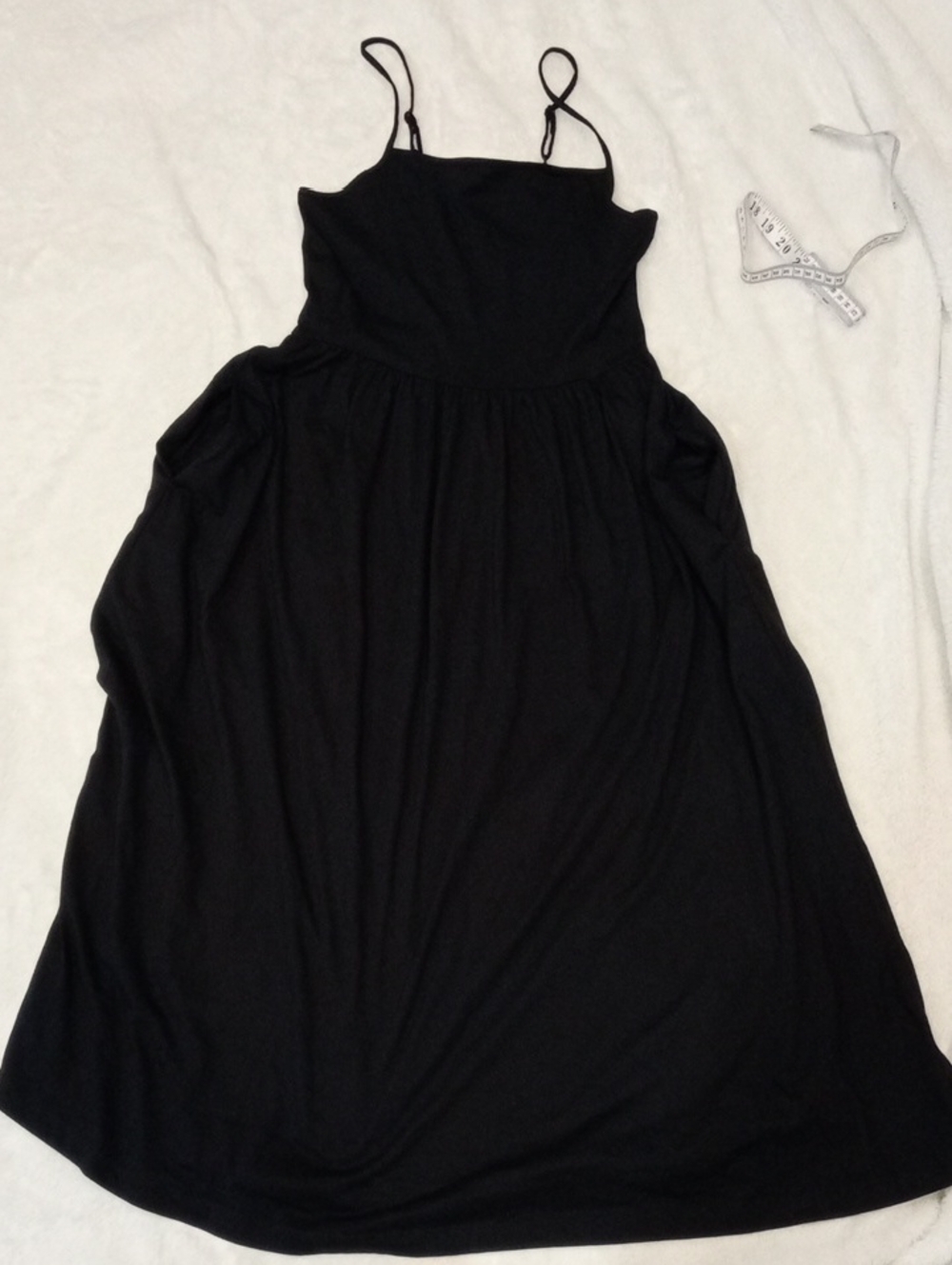 🐿️🐿️Joe Fresh Classic Black Spaghetti-Strap Maxi